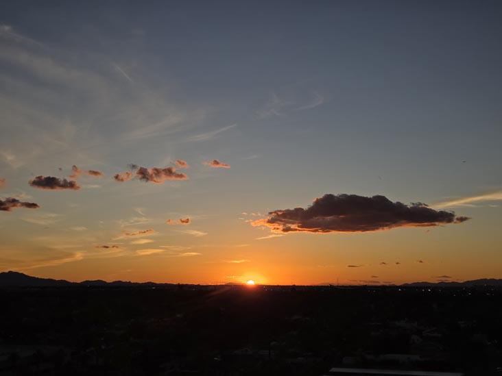Sunset, Phoenix, Arizona, February 17, 2026, 6:13 p.m.