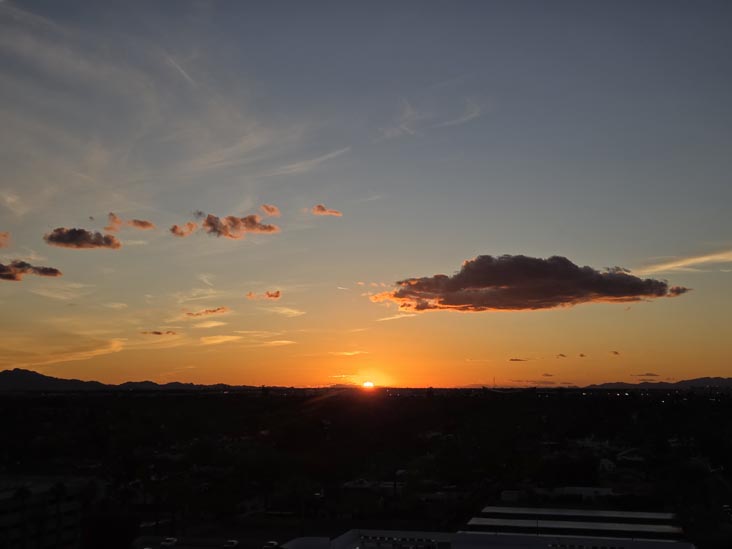 Sunset, Phoenix, Arizona, February 17, 2026, 6:13 p.m.