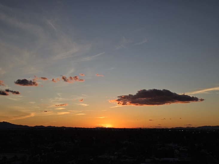 Sunset, Phoenix, Arizona, February 17, 2026, 6:14 p.m.