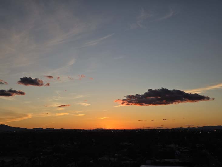 Sunset, Phoenix, Arizona, February 17, 2026, 6:16 p.m.