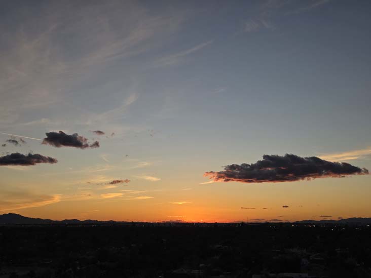 Sunset, Phoenix, Arizona, February 17, 2026, 6:17 p.m.