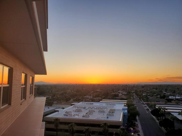 Sunset, Phoenix, Arizona, February 18, 2023, 6:19 p.m.