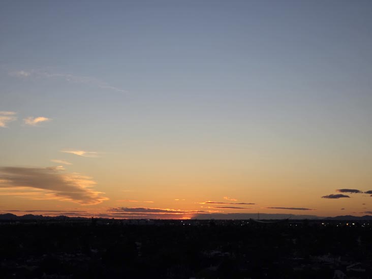 Sunset, Phoenix, Arizona, February 19, 2026, 6:17 p.m.