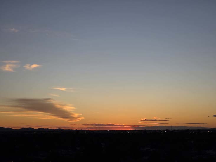 Sunset, Phoenix, Arizona, February 19, 2026, 6:19 p.m.