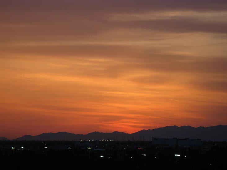 Sunset, Phoenix, Arizona, March 25, 2010, 6:44 p.m.