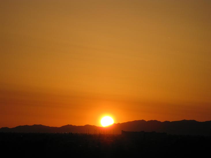 Sunset, Phoenix, Arizona, March 27, 2010, 6:41 p.m.