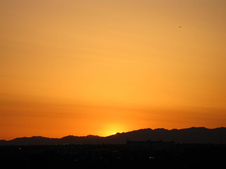 Sunset, Phoenix, Arizona, March 27, 2010, 6:43 p.m.