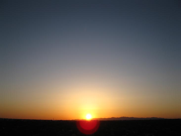 Sunset, Phoenix, Arizona, March 28, 2010, 6:38 p.m.