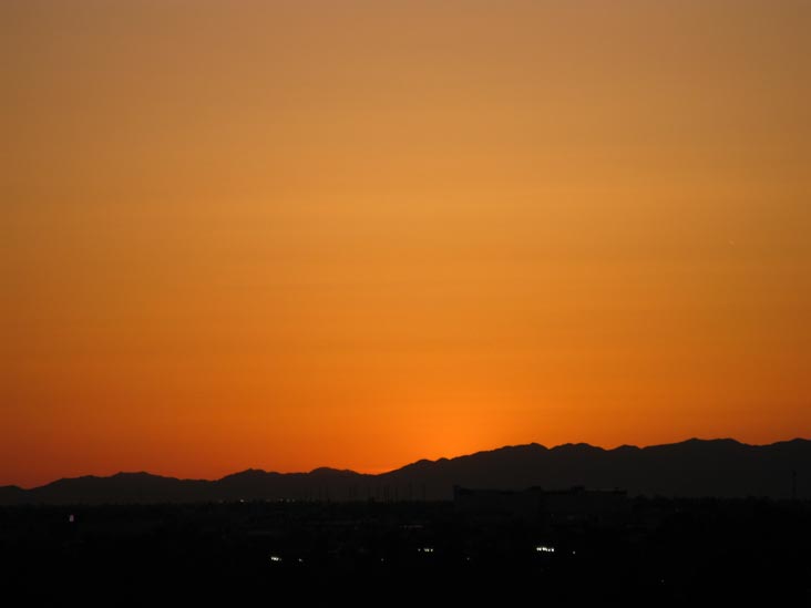Sunset, Phoenix, Arizona, March 28, 2010, 6:43 p.m.