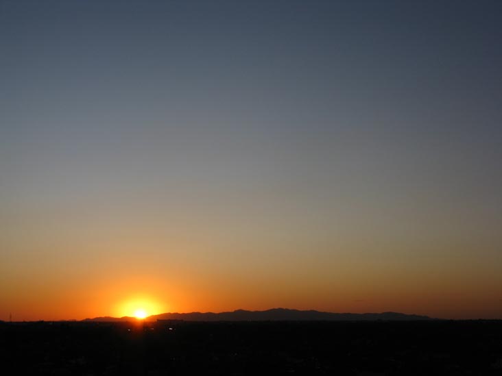 Sunset, Phoenix, Arizona, September 16, 2009, 6:29 p.m.