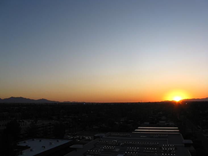 Sunset, Phoenix, Arizona, September 16, 2009, 6:30 p.m.