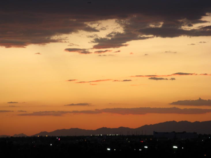 Sunset, Phoenix, Arizona, September 19, 2009, 6:36 p.m.