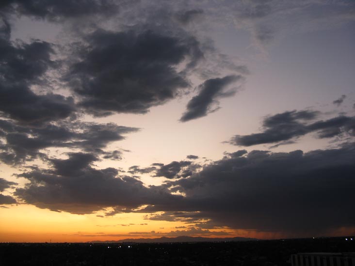 Sunset, Phoenix, Arizona, September 19, 2009, 6:37 p.m.