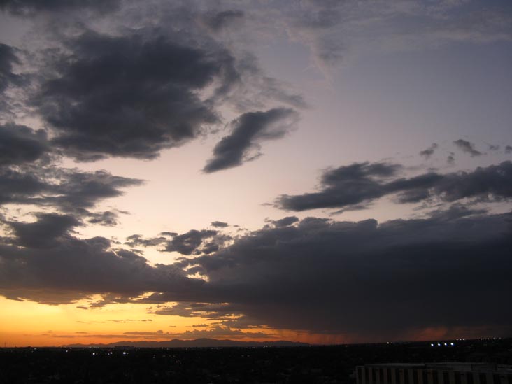 Sunset, Phoenix, Arizona, September 19, 2009, 6:37 p.m.