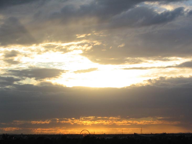 Sunset, Phoenix, Arizona, October 13, 2006, 5:35 p.m.