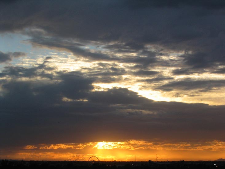 Sunset, Phoenix, Arizona, October 13, 2006, 5:40 p.m.