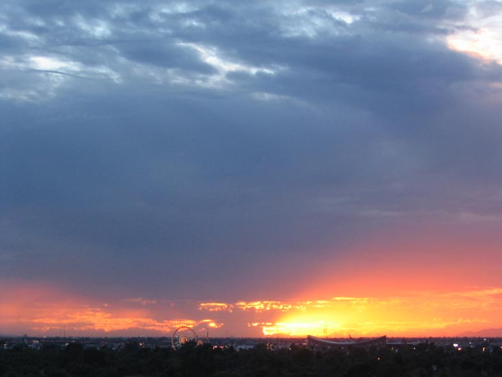Sunset, Phoenix, Arizona, October 13, 2006, 5:53 p.m.