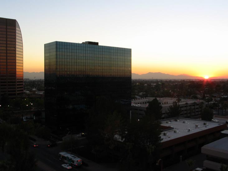Sunset, Phoenix, Arizona, December 13, 2004, 5:17 p.m.