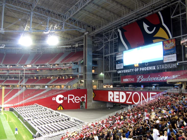 Red Zone, University of Phoenix Stadium, Glendale, Arizona