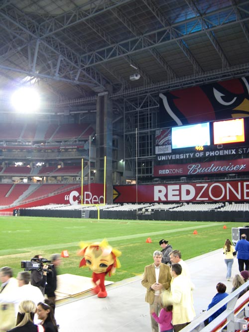 Fiesta Bowl Mascot Spirit, University of Phoenix Stadium, Glendale, Arizona
