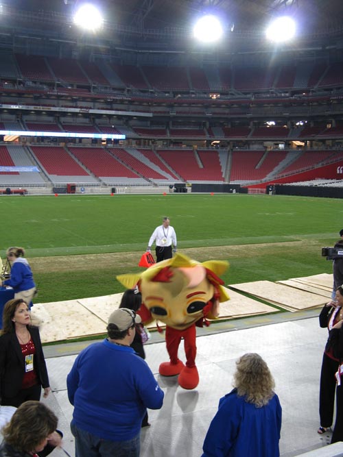 Fiesta Bowl Mascot Spirit, University of Phoenix Stadium, Glendale, Arizona