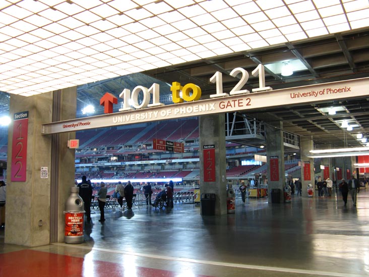Gate 2, University of Phoenix Stadium, Glendale, Arizona