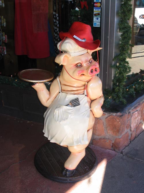 Pig, Sedona, Arizona, December 12, 2004