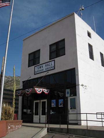 Town Hall, Main Street, Superior, Arizona