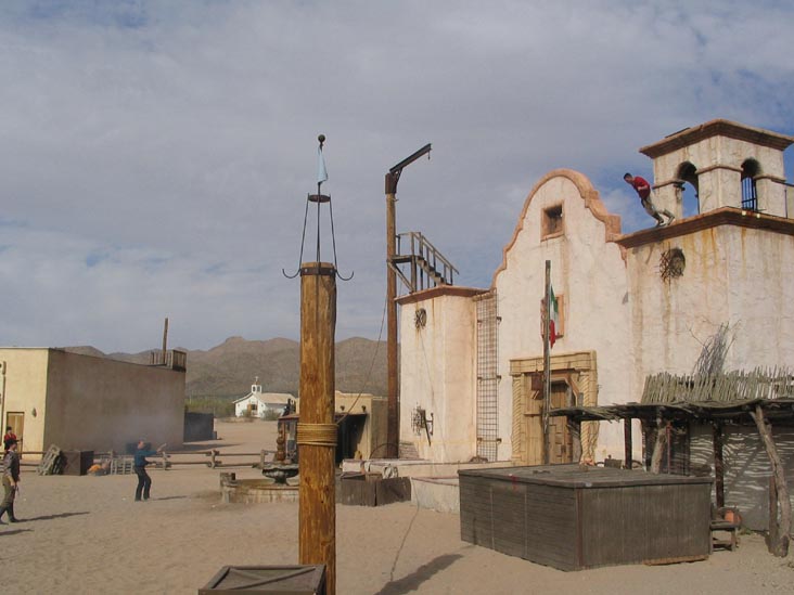 Stunt Show, Spanish Mission, Old Tucson Studios, 201 South Kinney Road, Tucson, Arizona, January 14, 2006