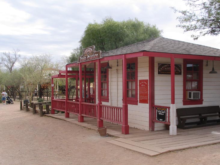 C.P. Hunington Train Station, Old Tucson Studios, 201 South Kinney Road, Tucson, Arizona, January 14, 2006