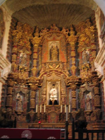 Altar, San Xavier del Bac Mission, 1950 West San Xavier Road, Tucson, Arizona