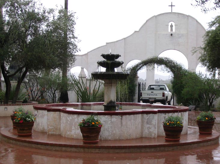 Courtyard, San Xavier del Bac Mission, 1950 West San Xavier Road, Tucson, Arizona