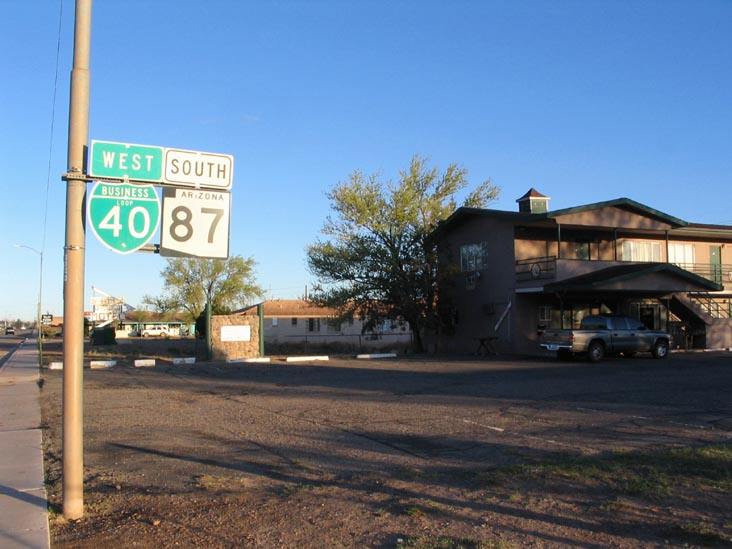 North Side of 3rd Street at Parker Avenue, Winslow, Arizona