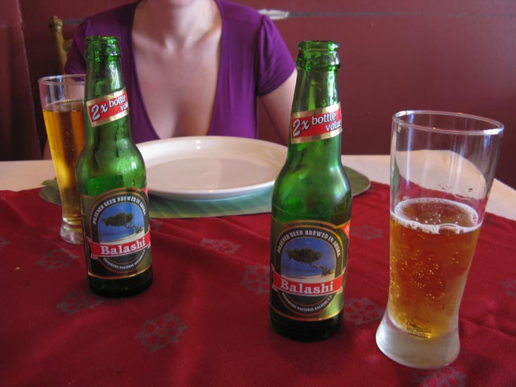 Balashi Beers, Taj Mahal Restaurant, Oranjestad, Aruba