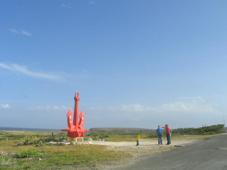 Anchor Near Seagrape Beach Outside Boca Grandi, Aruba