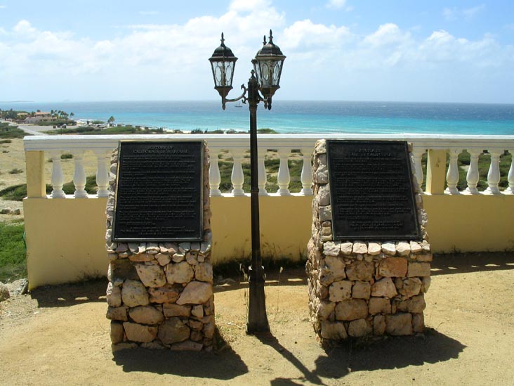 Memorial Plaques, California Lighthouse, Aruba