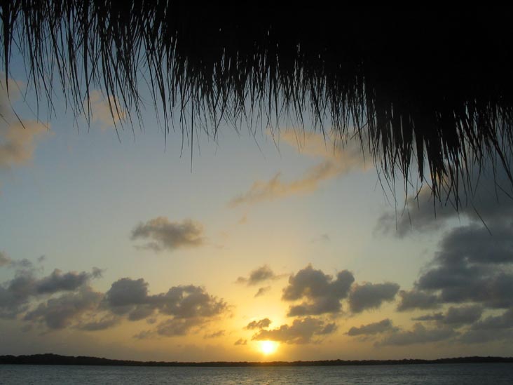 Sunset From Marandi Restaurant, Bucutiweg 50, Aruba, February 11, 2008, 6:36 p.m.