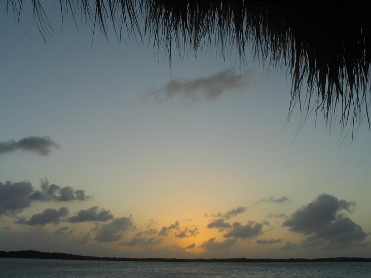 Sunset From Marandi Restaurant, Bucutiweg 50, Aruba, February 11, 2008, 6:41 p.m.