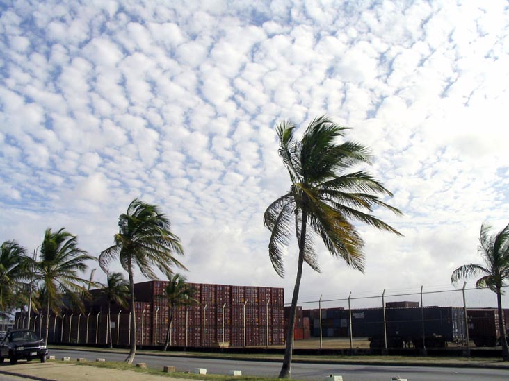 Shipping Containers, Harbor Area, Oranjestad, Aruba