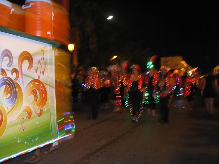 Tivoli Lighting Parade, Carnaval, Oranjestad, Aruba, February 15, 2009, 12:44 a.m.