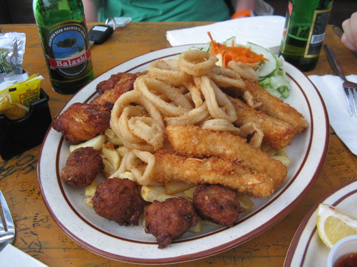 Fried Seafood Platter, Pelican Pier, Palm Beach, Aruba
