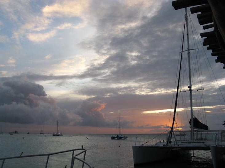 View From Pelican Pier, Palm Beach, Aruba, February 17, 2009, 6:42 p.m.