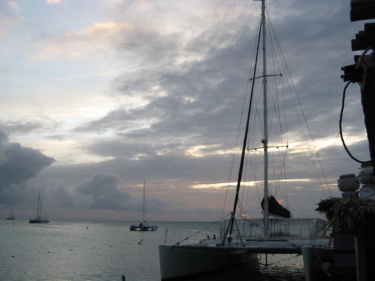 View From Pelican Pier, Palm Beach, Aruba, February 17, 2009, 6:45 p.m.