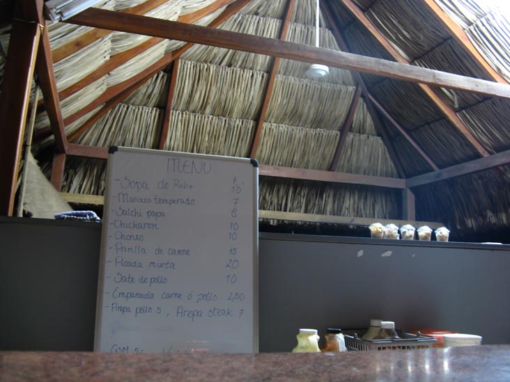 Barbecue Menu, Rancho Monte Blanco, Aruba