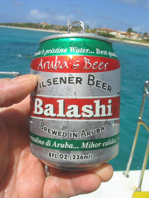 Balashi Beer, Roberto's Watersports Cruise, Aruba
