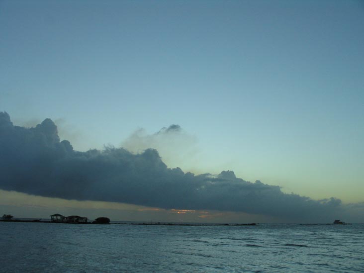 Sunset From Coral Reef Beach, Savaneta, Aruba, February 7, 2008, 6:41 p.m.