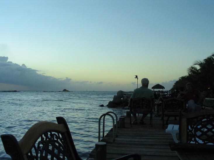 Sunset From Coral Reef Beach, Savaneta, Aruba, February 7, 2008, 6:42 p.m.