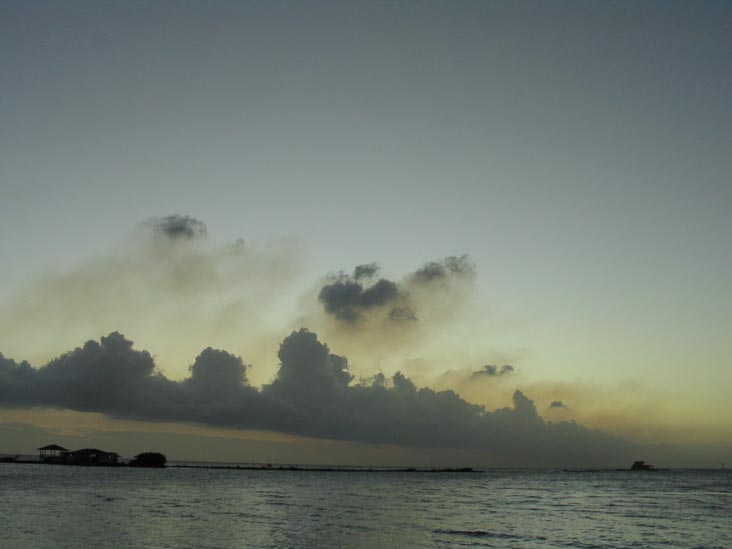 Sunset From Coral Reef Beach, Savaneta, Aruba, February 7, 2008, 6:54 p.m.