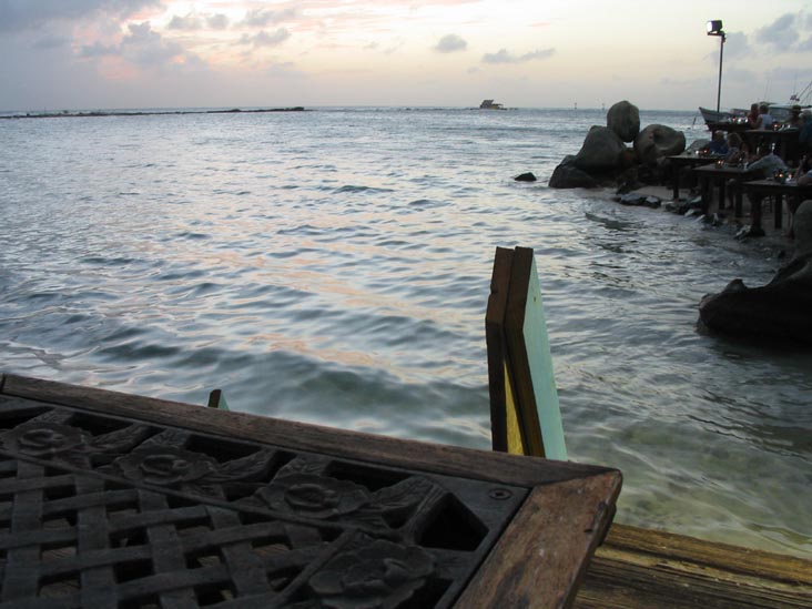 Sunset From Coral Reef Beach, Savaneta, Aruba, February 8, 2008, 6:49 p.m.