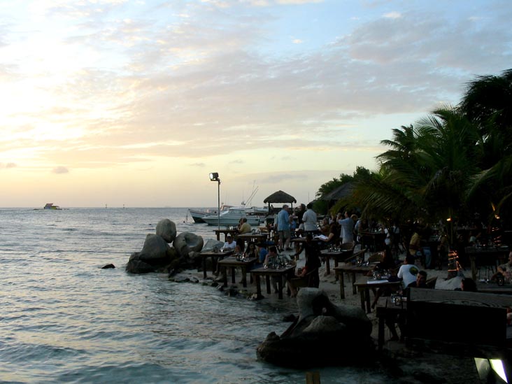 Sunset From Coral Reef Beach, Savaneta, Aruba, February 9, 2008, 6:41 p.m.